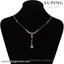 42495 -Xuping Hotsale Collar de estilo especial joyería 18K chapado en oro